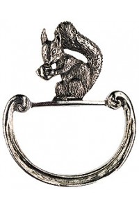 NEW - Pewter Napkin Ring - Squirrel