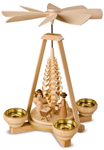 Mueller Erzgebirge Christmas Pyramid - Nativity Scene Mueller Erzgebirge Christmas Pyramid - Nativity Scene
