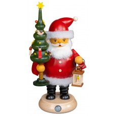 NEW - Mueller Erzgebirge Smokerman - Santa Claus with Christmas Tree
