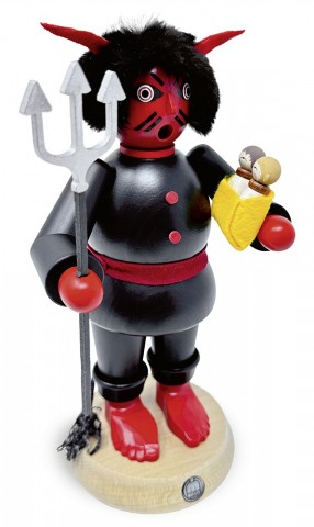 NEW - Mueller Erzgebirge Smokerman - Krampus
