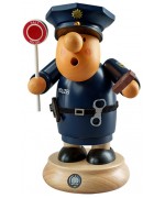 NEW - Mueller Erzgebirge Smokerman - Policeman 