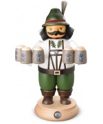 Mueller Erzgebirge Smokerman - Oktoberfest Bavarian Man - TEMPORARILY OUT OF STOCK