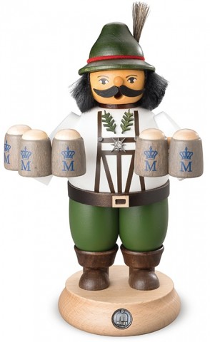 Mueller Erzgebirge Smokerman - Oktoberfest Bavarian Man - TEMPORARILY OUT OF STOCK