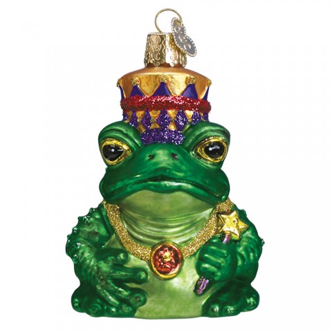 Old World Christmas Glass Ornament - Frog Prince