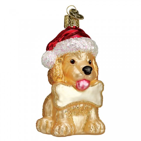 Old World Christmas Glass Ornament - Jolly Pup