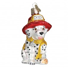 Old World Christmas Glass Ornament - Dalmatian Pup 