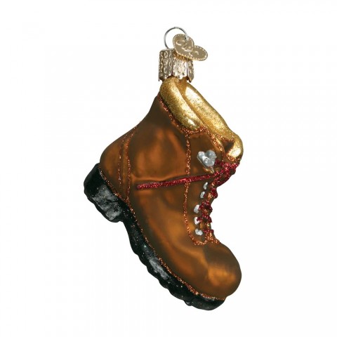 Old World Christmas Glass Ornament - Hiking Boot
