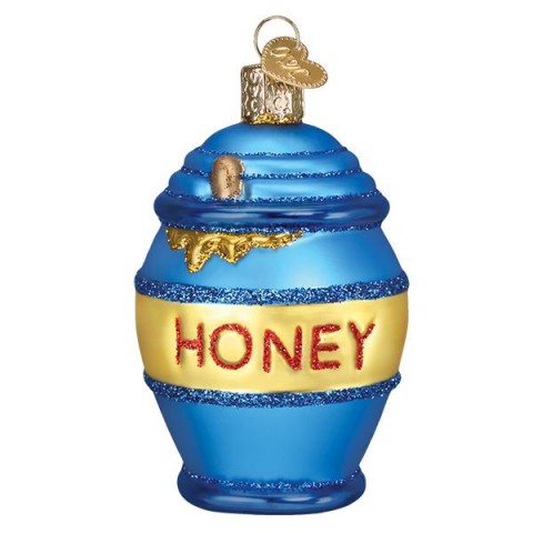 Old World Christmas Glass Ornament - Honey Pot