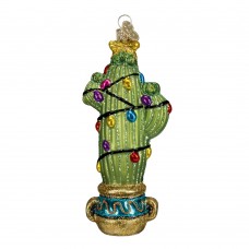 Old World Christmas Glass Ornament - Christmas Cactus