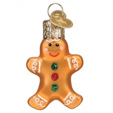 Old World Christmas Glass Ornament - Mini Gingerbread Man Old World Christmas Glass Ornament - Mini Gingerbread Man