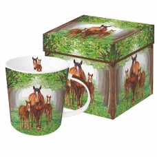 NEW - Mug in Gift Box - Timberland Horses