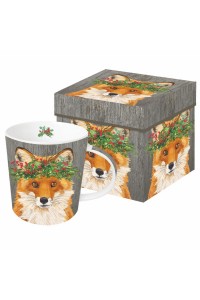 NEW - Mug in Gift Box - Winter Berry Fox