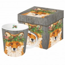 NEW - Mug in Gift Box - Winter Berry Fox