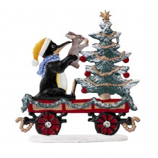 NEW - Train Car with Penguin 2025 Christmas Pewter Wilhelm Schweizer NEW - Train Car with Penguin 2025 Christmas Pewter Wilhelm Schweizer