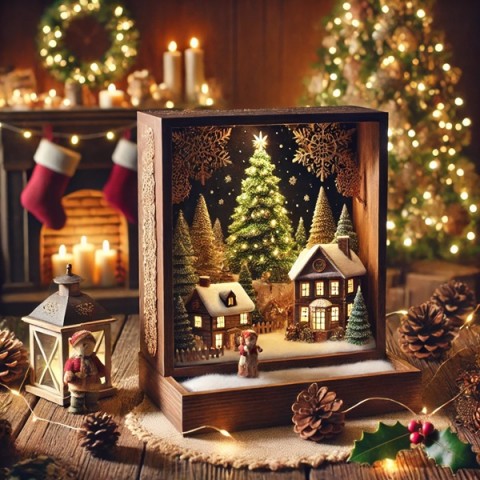 Handcrafted Treasures: The Magic of 3D Shadow Boxes for the Holidays