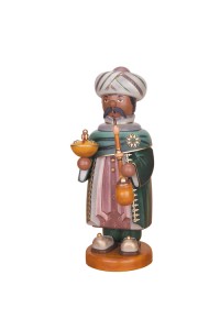 NEW - Original HUBRIG Wooden Figuren - Epiphany Caspar Smoker