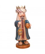 NEW - Original HUBRIG Wooden Figuren - Epiphany Balthasar Smoker