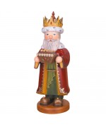NEW - Original HUBRIG Wooden Figuren - Epiphany Melchior Smoker