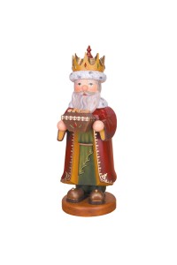 NEW - Original HUBRIG Wooden Figuren - Epiphany Melchior Smoker