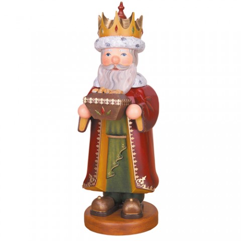 NEW - Original HUBRIG Wooden Figuren - Epiphany Melchior Smoker