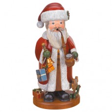 NEW - Original HUBRIG Wooden Figuren - Large Santa Claus Smoker