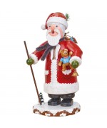 NEW - Original HUBRIG Wooden Figuren - Santa Claus Smoker