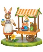 NEW - Original HUBRIG Wooden Figuren - Easter Market