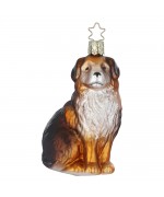 NEW - Inge Glas Glass Ornament - Bernese Mountain Dog