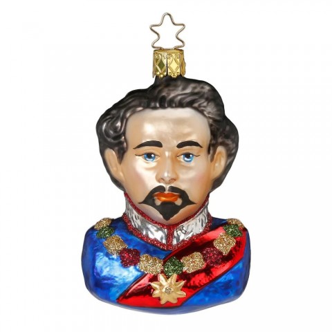 NEW - Inge Glas Glass Ornament - Bavaria's King Ludwig