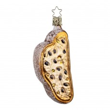 NEW - Inge Glas Glass Ornament - Stollen Slice