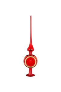 NEW - Inge Glas Glass Ornament - Sparkling Sky Tree Topper