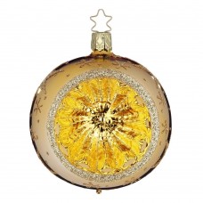 NEW - Inge Glas Glass Ornament - Sparkling Sky Gold Reflector