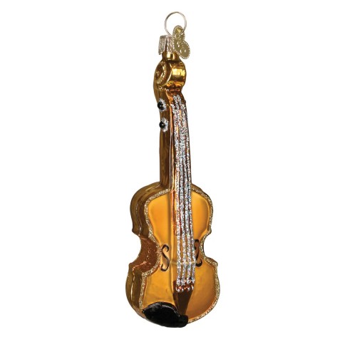 NEW - Old World Christmas Glass Ornament - Violin
