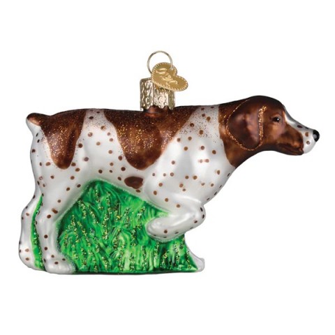 NEW - Old World Christmas Glass Ornament - German Shorthaired Pointer NEW - Old World Christmas Glass Ornament - German Shorthaired Pointer