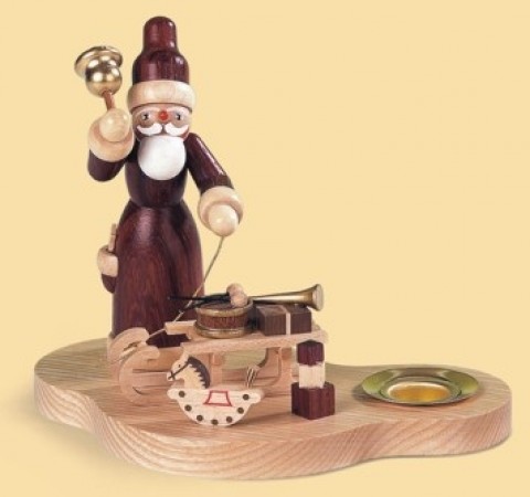 Candleholder Santa with Sledge -- TEMPORARILY OUT OF STOCK