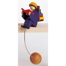 TEMPORARILY OUT OF STOCK - Wolfgang Werner Toy Bookworm Blue