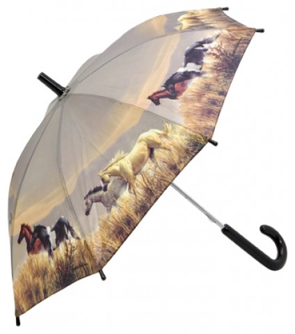 TEMPORARILY OUT OF STOCK - Kid's Umbrella  Wild Horses 
