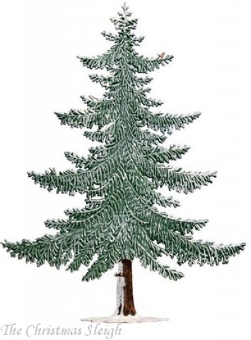 Large Winter Tree  Standing Pewter Wilhelm Schweizer 