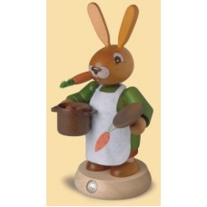 Mueller Smokerman Erzgebirge Female Easter Bunny 