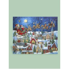 Byers Choice Musical Advent Calendar Santa's Sleigh - TEMPORARILY OUT OF STOCK