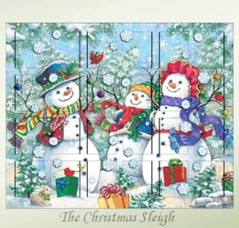 Byers Choice Advent Calendar Snowman 