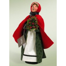 Byers Choice Williamsburg Woman with Apple Cone - TEMPORARILY OUT OF STOCK