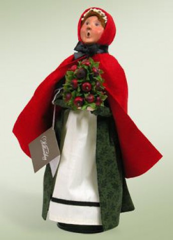 Byers Choice Williamsburg Woman with Apple Cone - TEMPORARILY OUT OF STOCK