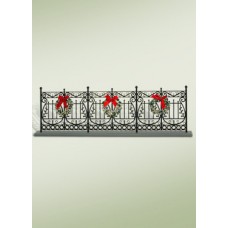 Byers Choice Wrought Iron Fence