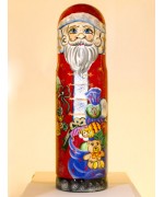Santa with Gifts Bottle Holder G. DeBrekht - TEMPORARILY OUT OF STOCK