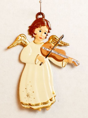 Engel mit Geige Christmas Pewter Wilhelm Schweizer