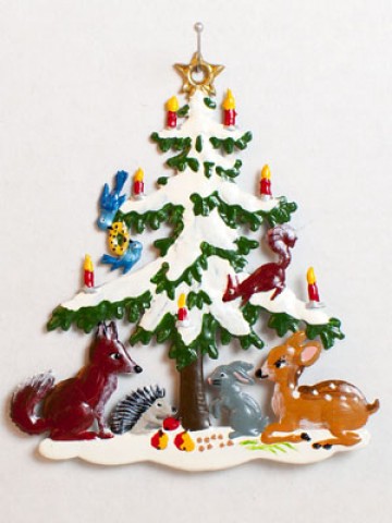 Christmas Tree with Animals Christmas Pewter Wilhelm 