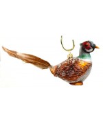 Mouth Blown Glass Ornament 'Pheasant' - TEMPORARILY OUT OF STOCK