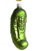 Mouth Blown Glass Ornament 'Good Luck Pickle' - TEMPORARILY OUT OF STOCK