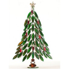 Swarovski Crystals Standing Christmas Tree   